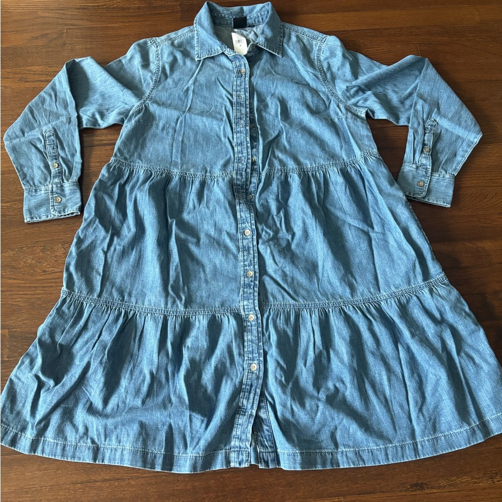 Chic Blue Denim Dress